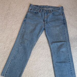 Levi's Men's Light Blue Straight Jeans